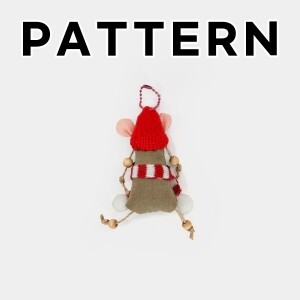 [바이핸즈] 퀼트도안 - 마우스 키링 (개)