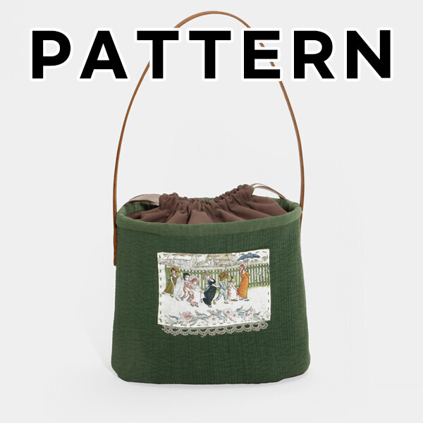 [바이핸즈] 퀼트도안 - 케이트 플라워 백