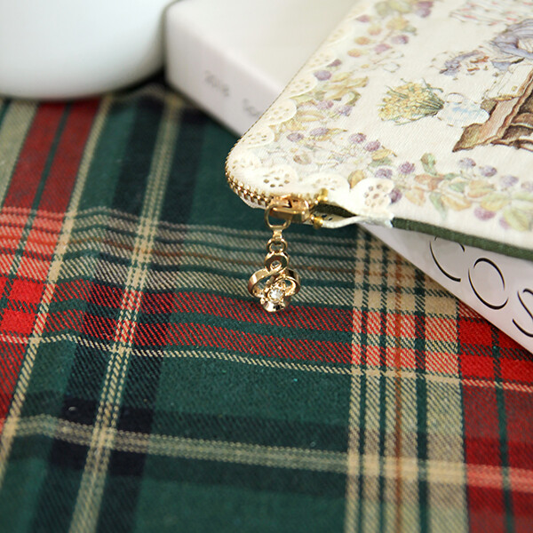 [바이핸즈] 퀼트패키지 소품 - 케이트 플라워 파우치