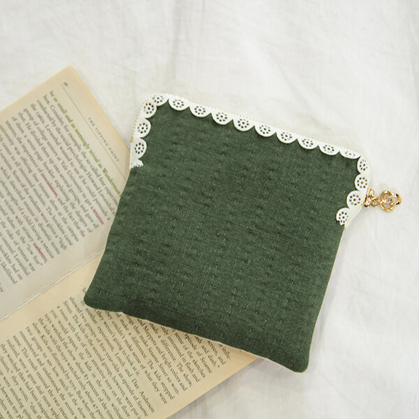 [바이핸즈] 퀼트패키지 소품 - 케이트 플라워 파우치