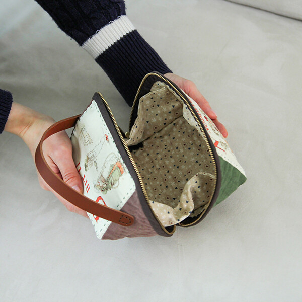 [바이핸즈] 퀼트패키지 소품 - 케이트 입큰 파우치