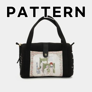 [바이핸즈] 퀼트도안 - 케이트 플라워 미니 보스턴백 (개)