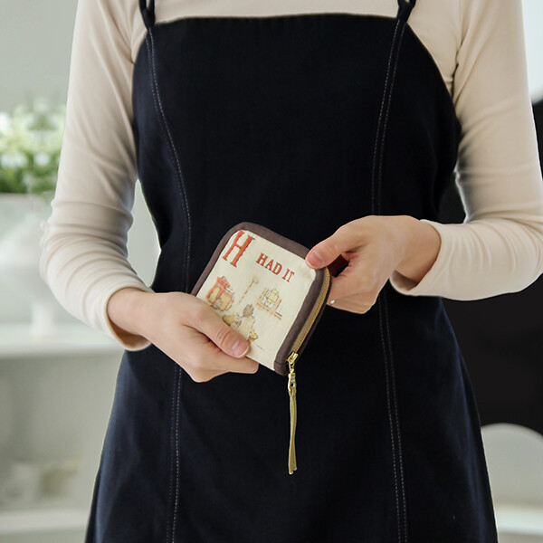 [바이핸즈] 퀼트패키지 소품 - 케이트 알파벳 반지갑