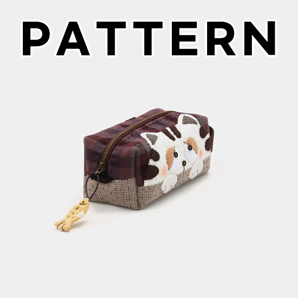 [바이핸즈] 퀼트도안 - 졸립다옹 파우치
