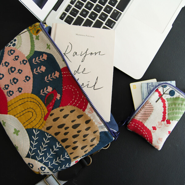 [바이핸즈] 퀼트패키지 가방 - 붐붐백 & 반지갑 세트