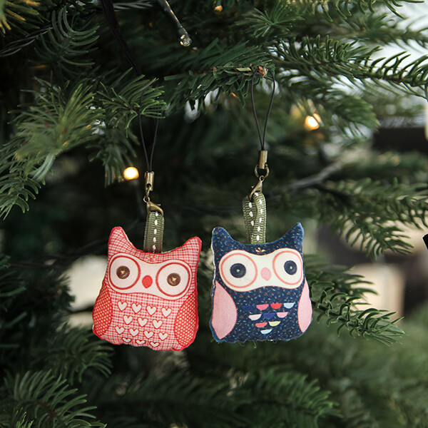 [바이핸즈] 퀼트패키지 소품 - 부엉이 퀼트키링