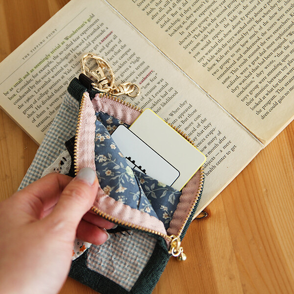 [바이핸즈] 퀼트패키지 소품 - 주근깨소녀 반지갑