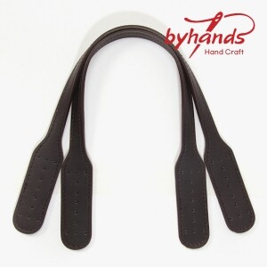 [바이핸즈] 가죽 토트핸들(36cm) - 브라운 40-5701(S) (개)