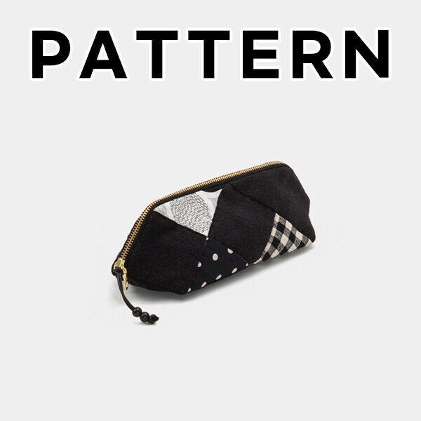 [바이핸즈] 퀼트도안 - 모노앤시크 파우치