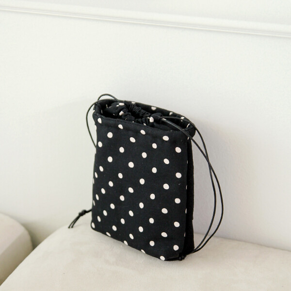 [바이핸즈] 퀼트패키지 소품 - 딸기소녀 스트링 파우치