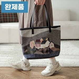 [바이핸즈] 퀼트완제품 가방 - 푸르른 언덕 쇼퍼백 L (개)