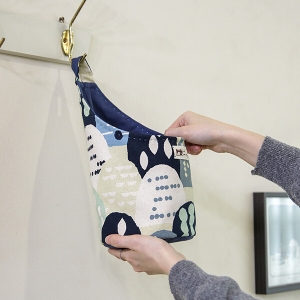 [바이핸즈] 유튜브 영상제공 퀼트패키지 소품 - 실용적인 바스켓 (블루) (개)