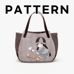 [바이핸즈] 퀼트도안 - 베이비엘 토트백 (개)