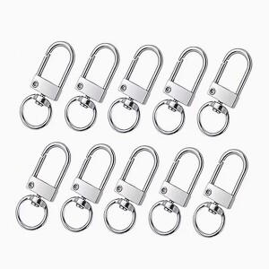 키링 실버 D링 회전 연결고리 10개 세트 (set)