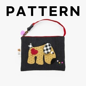 [바이핸즈] 퀼트도안 - 킁킁 도그 파우치 (개)