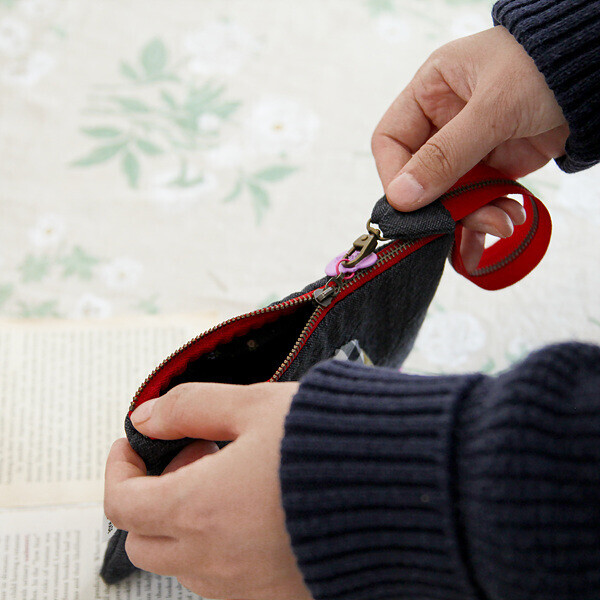 [바이핸즈] 퀼트패키지 소품 - 킁킁 도그 파우치