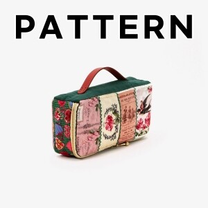 [바이핸즈] 퀼트도안 - 로즈 사각 파우치 (개)