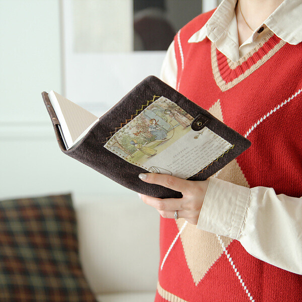 [바이핸즈] 퀼트패키지 소품 - 케이트 북커버