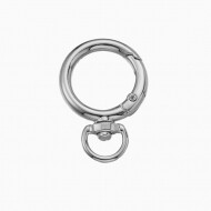 원터치 회전 랍스터 오링  원형키링 O링 실버 5개 세트 (개)