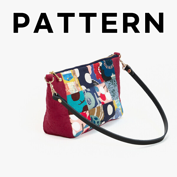 [바이핸즈] 퀼트도안 - 하프린넨 스퀘어 미니백