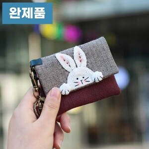 [바이핸즈] 퀼트완제품 소품 - 토끼 카드지갑 (개)