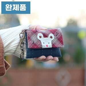 [바이핸즈] 퀼트완제품 소품 - 찍찍 카드지갑 (개)