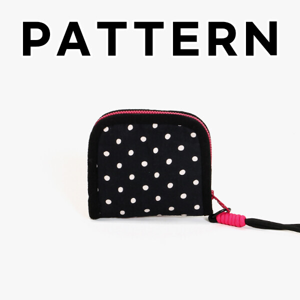 [바이핸즈] 퀼트도안 - 딸기소녀 반지갑