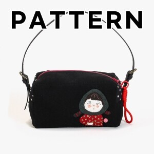 [바이핸즈] 퀼트도안 - 딸기소녀 숄더백 (개)