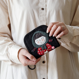 [바이핸즈] 퀼트패키지 소품 - 딸기소녀 반지갑 (개)