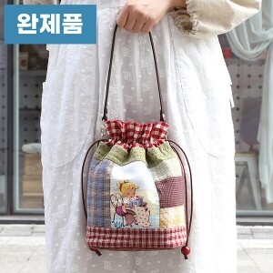 [바이핸즈] 퀼트완제품 가방 - 소잉 스토리 조리개 가방 (개)
