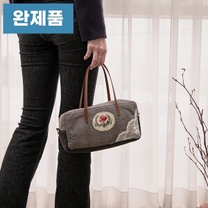 [바이핸즈] 퀼트완제품 가방 - 빈티지 로즈 토트백 (개)