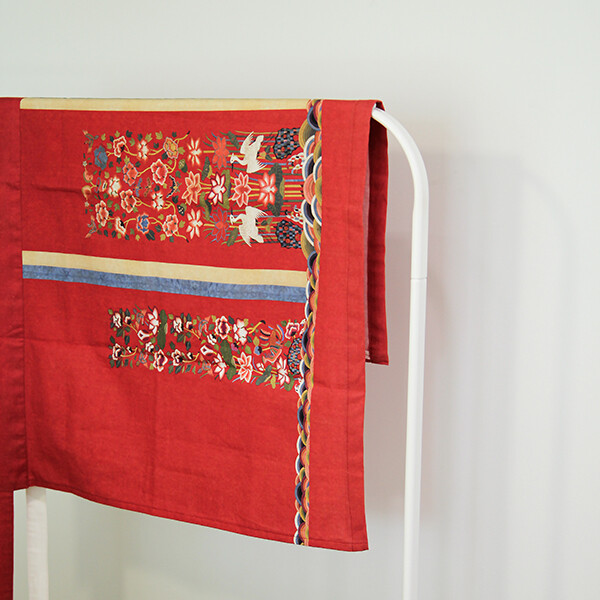 [바이핸즈] 퀼트완제품 의류 - 전통 활옷 길상자수 앞치마