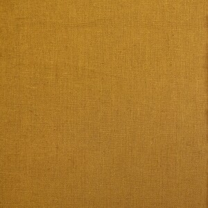 [국산린넨] 대폭 솔리드 20수 린넨 무지 원단  - V 머스타드 (1/2Yd)