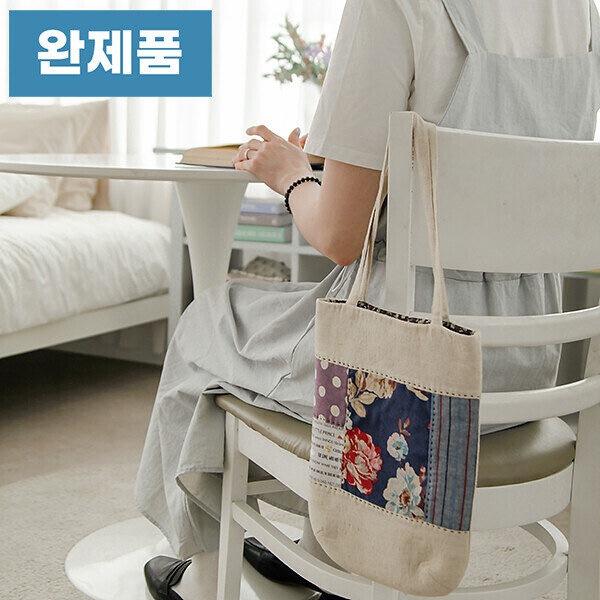 [바이핸즈] 퀼트완제품 가방 - 심플 플라워 에코백