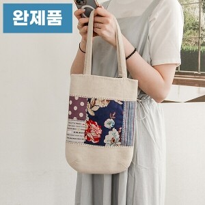 [바이핸즈] 퀼트완제품 가방 - 심플 플라워 에코백 (개)