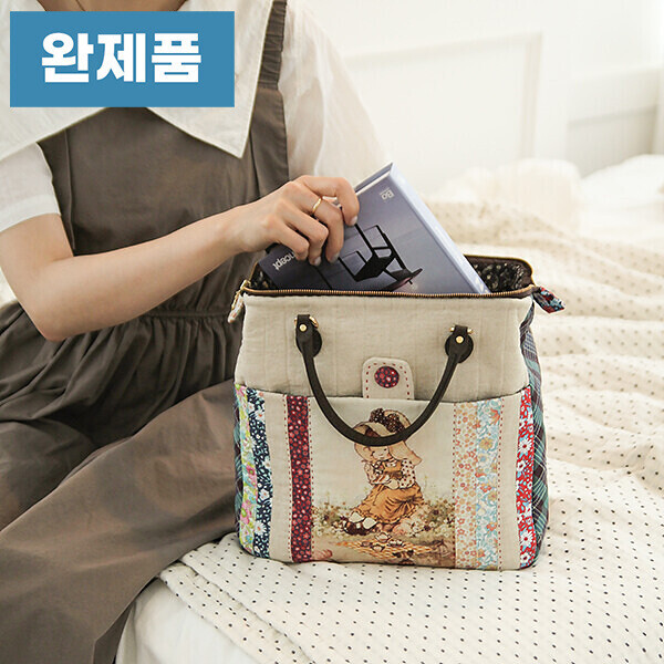 [바이핸즈] 퀼트완제품 가방 - 홀리하비 와이어 토트백