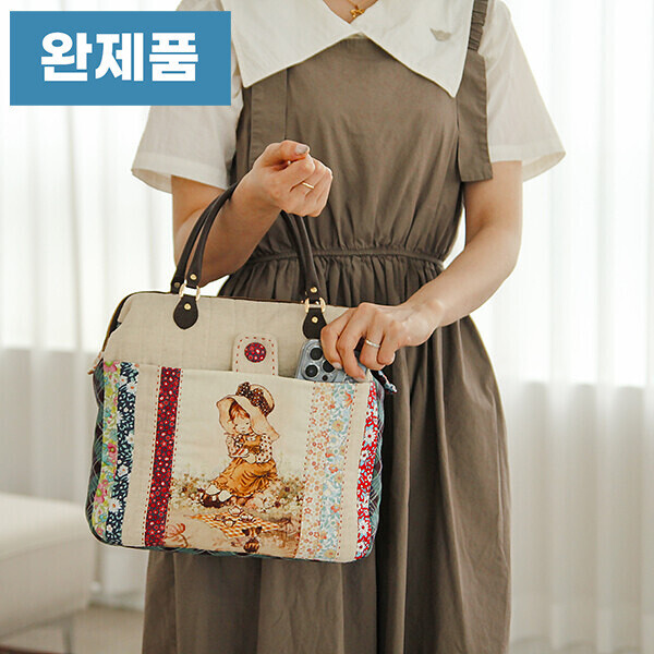 [바이핸즈] 퀼트완제품 가방 - 홀리하비 와이어 토트백