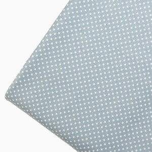 20수 미니 도트 프린트  면원단 퀼트원단 - 블루화이트 JK3139 (1/2Yd)