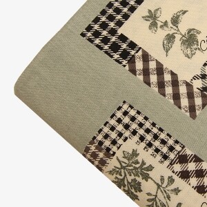 유와 허브 보태니컬 체크 셔팅 프린트원단 퀼트원단 - 블루 (1/4yd) 824900-E (개)