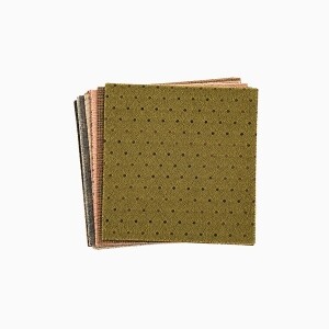 바이핸즈 선염 체크 조각 원단 30종 세트 11x11cm (set)