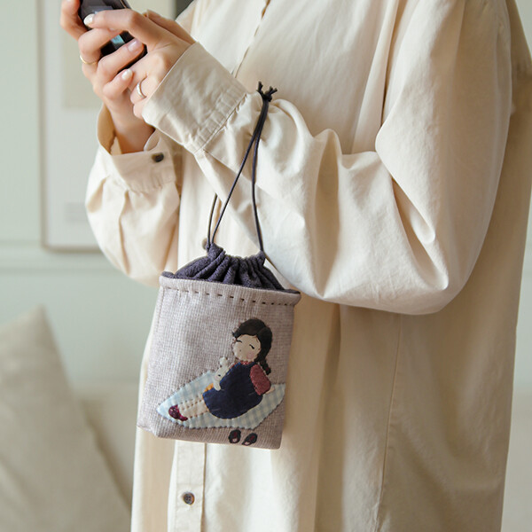 [퀼트바이엘&바이핸즈] 퀼트패키지 소품 - 베이비앨 조리개 파우치